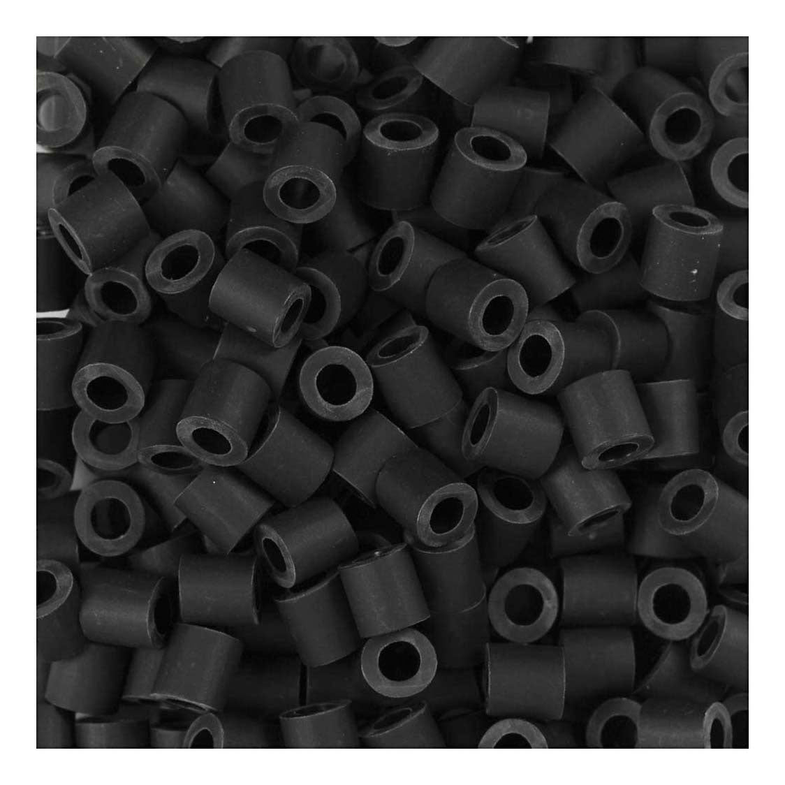 Creativ company nabbi biobeads 5x5mm zwart - 1000st.