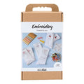 Creativ company hobbyset borduurwerk sokken wit