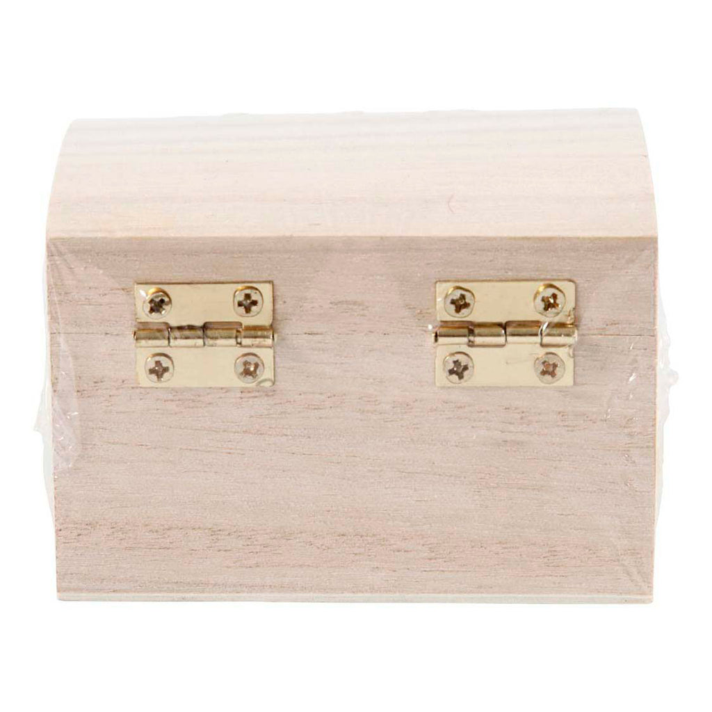 Creativ company houten schatkist met magnetische sluiting