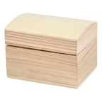 Creativ company houten schatkist met magnetische sluiting