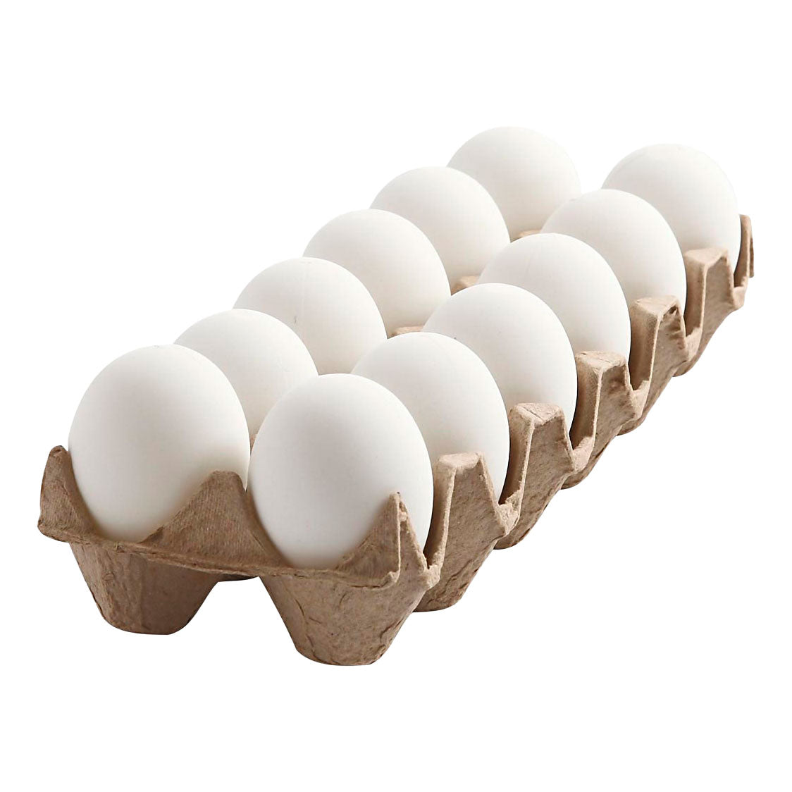 Creativ Company - Creativ Company Kunststof eieren in eierdoos 6cm - 12 stuks