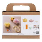 Creativ company mini hobbyset pompom schattige paaskuikens