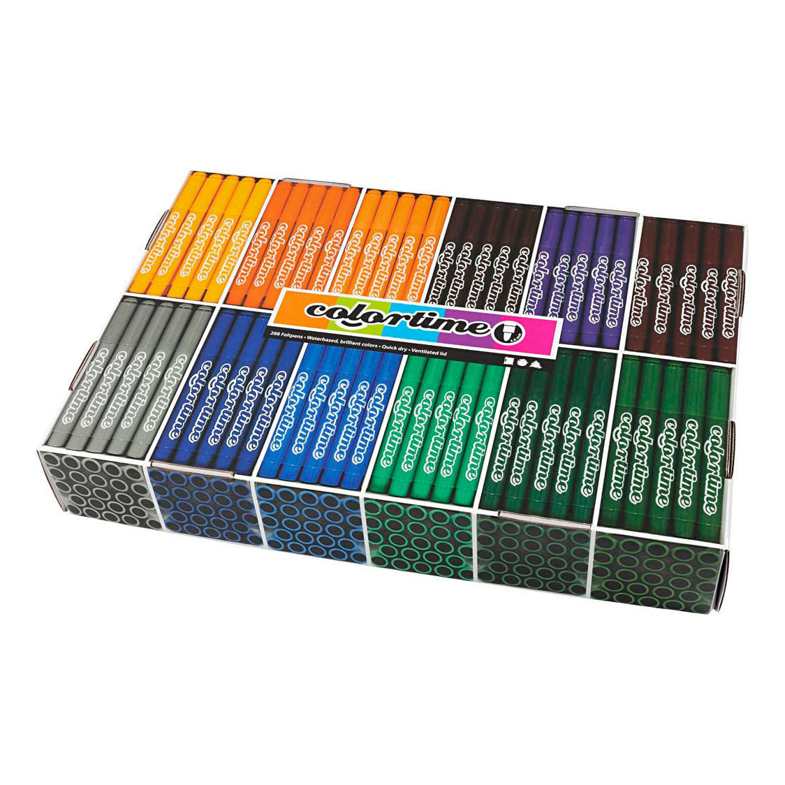 Creativ company colortime stiften - lijndikte 5mm - 288st.