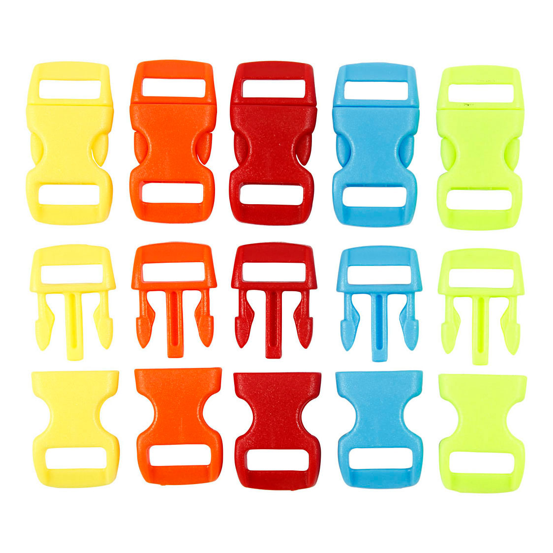 Creativ Company - Creativ Company Https://www.cchobby.nl/klik-sluiting-l-29-mm-b-15-mm-gatgrootte-3x11-mm-diverse-kleuren-100-stuk-1-doos