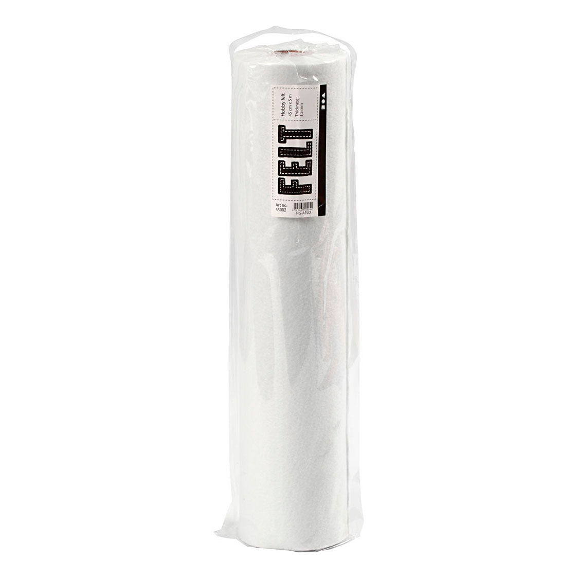Creativ Company - Creativ Company Hobbyvilt 45cm wit - 5 meter
