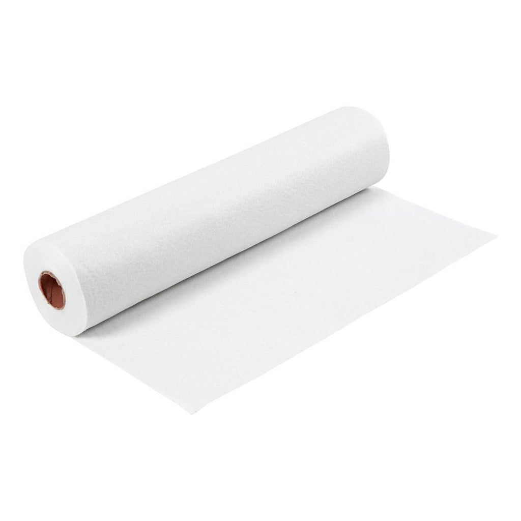 Creativ Company - Creativ Company Hobbyvilt 45cm wit - 5 meter