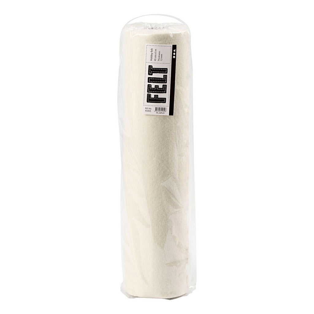 Creativ Company - Creativ Company Hobbyvilt 45cm creme - 5 meter