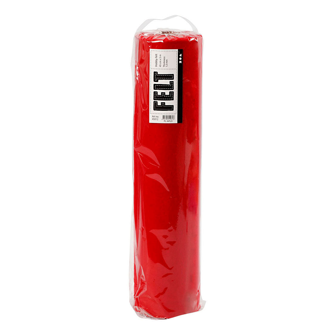 Creativ Company - Creativ Company Hobbyvilt 45cm rood - 5 meter