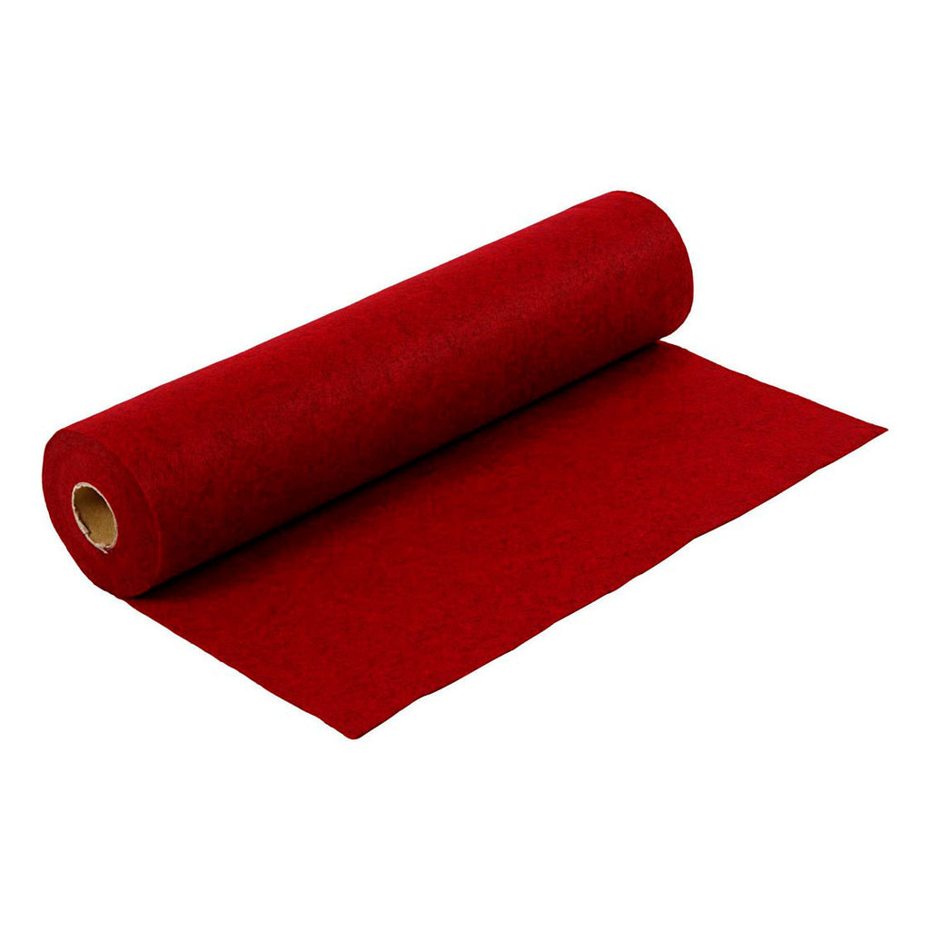 Creativ Company - Creativ Company Hobbyvilt gemelleerd 45cm rood - 5 meter