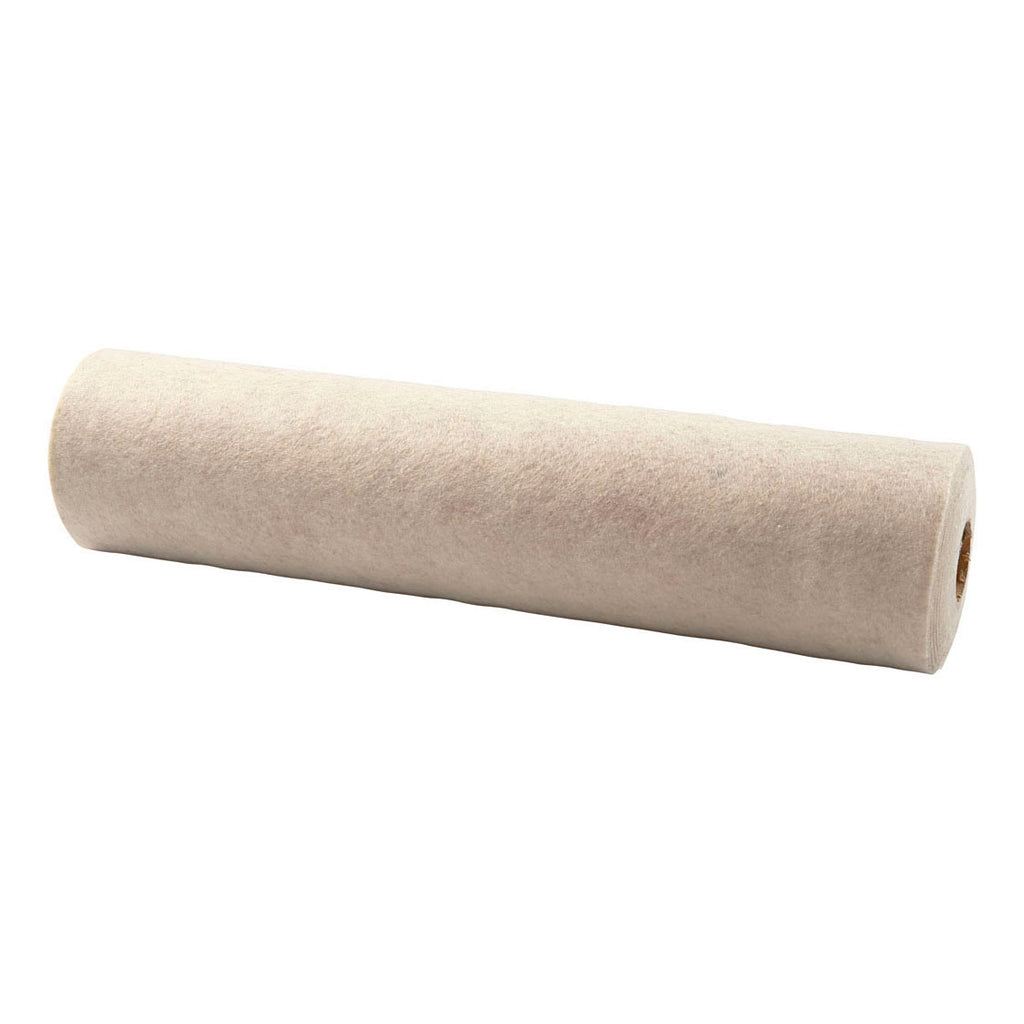 Creativ Company - Creativ Company Hobbyvilt gemeleerd 45cm creme - 5 meter