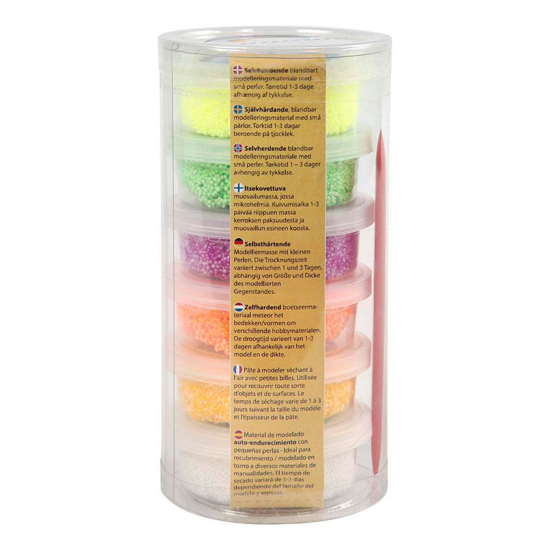 Foam clay ®, 6x14 gr, kleuren assorti