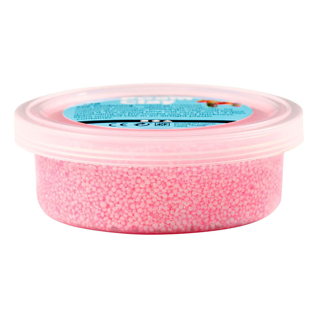 Creativ Company - Creativ Company Foam clay glitter lichtrood - 35gr.
