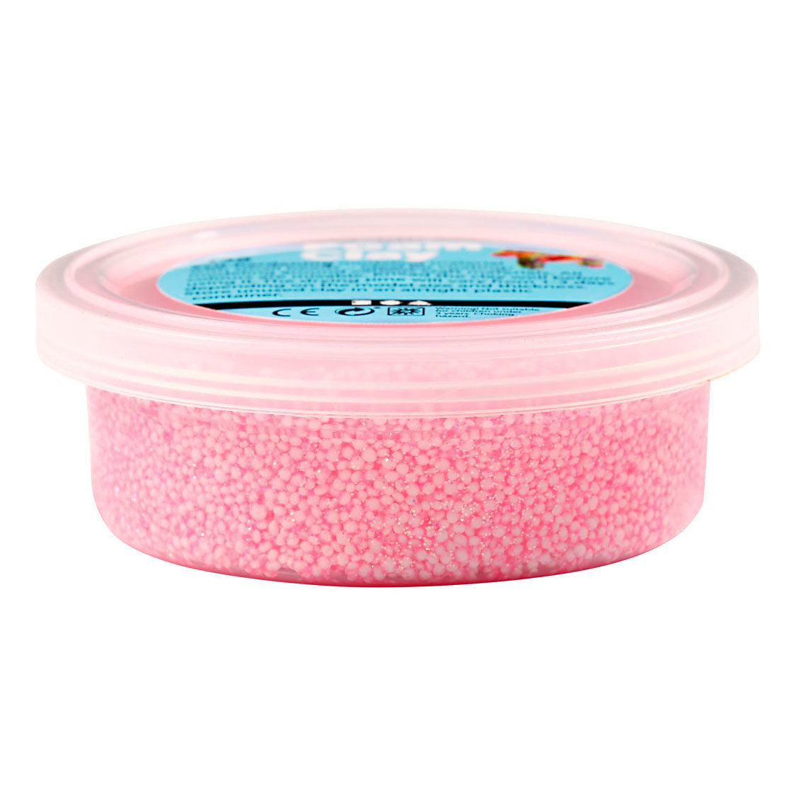 Creativ Company - Creativ Company Foam clay glitter lichtrood - 35gr.