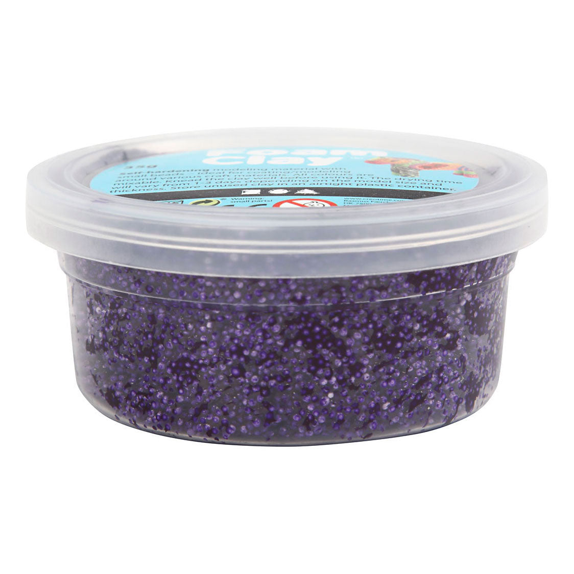 Creativ company foam clay paars - 35gr.