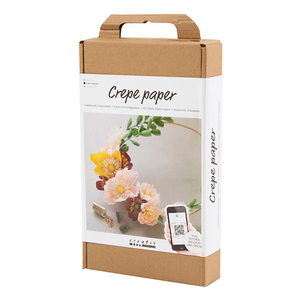 Creativ Company - Creativ Company Https://www.cchobby.nl/hobbyset-crepepapier-krans-crepe-verhouding-180-1-doos