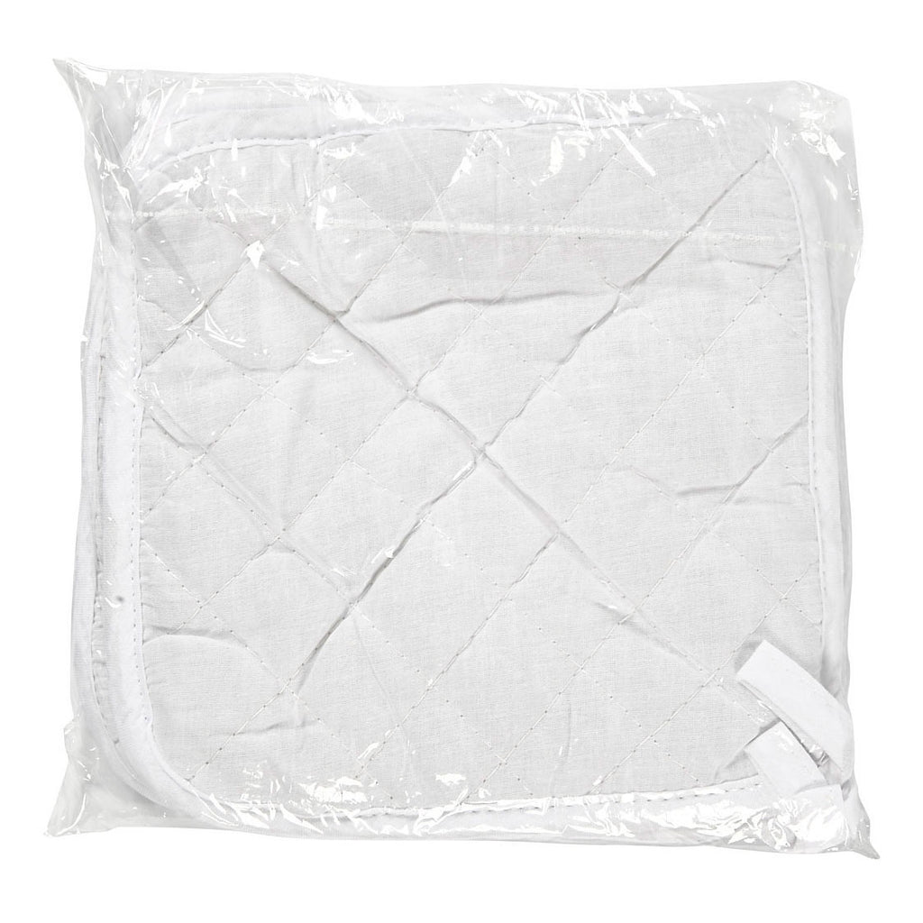 Creativ company pannenlappen wit 20x20cm - 4st.