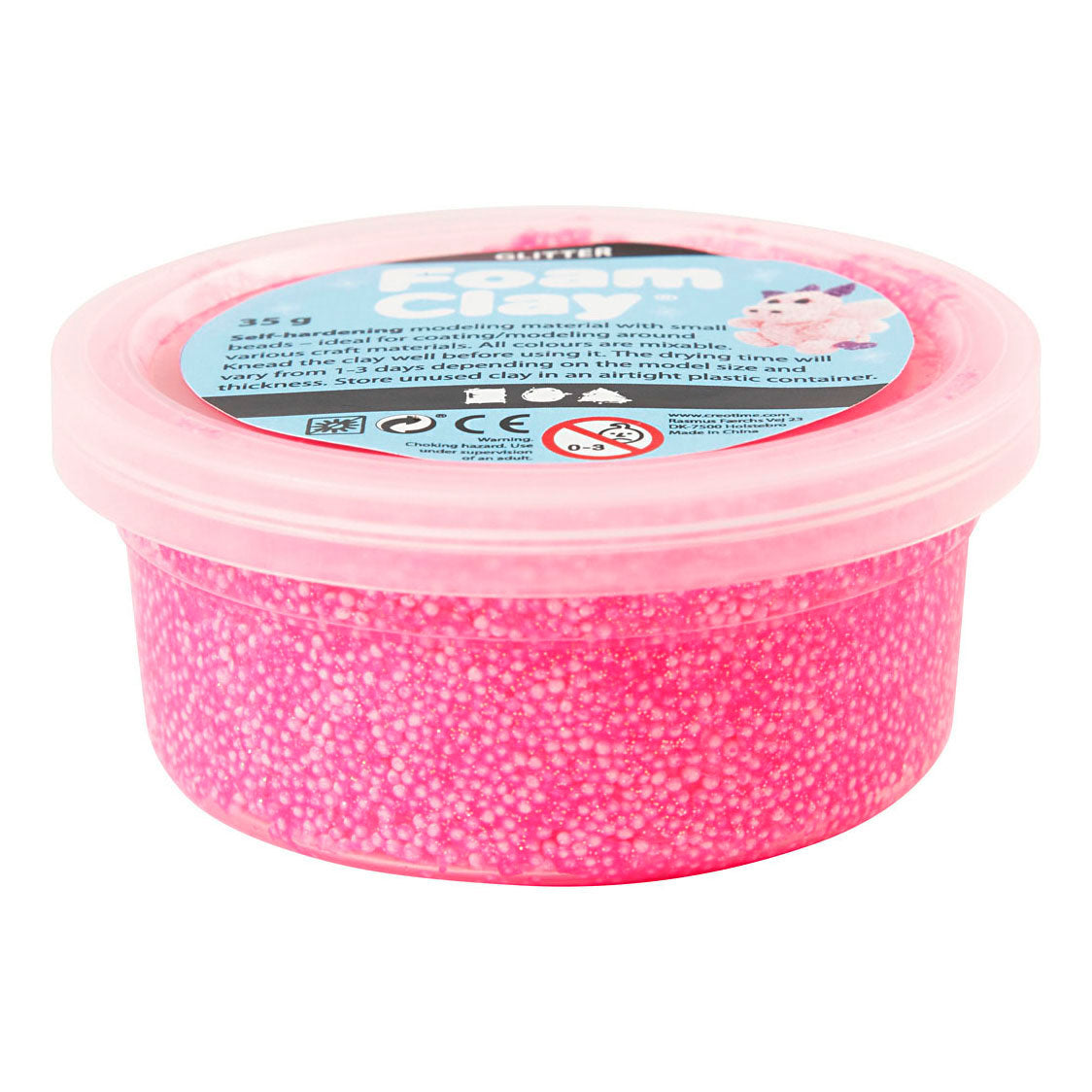 Creativ Company - Creativ Company Https://www.cchobby.nl/foam-clayr-glitter-roze-35-gr-1-doosje