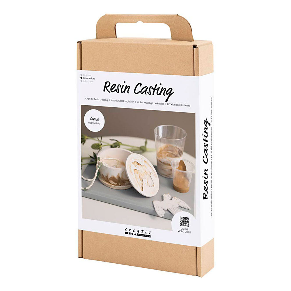 Creativ Company - Creativ Company Https://www.cchobby.nl/hobbyset-hars-gieten-pot-met-deksel-beige-off-white-1-doos