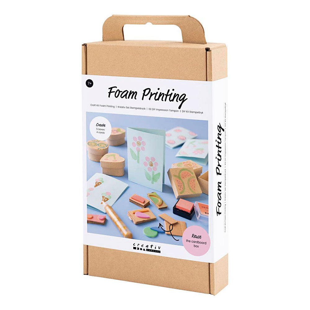 Creativ Company - Creativ Company Https://www.cchobby.nl/hobbyset-foam-druk-versierde-dozen-en-kaarten-beige-mid-groen-mint-helder-rood-1-doos