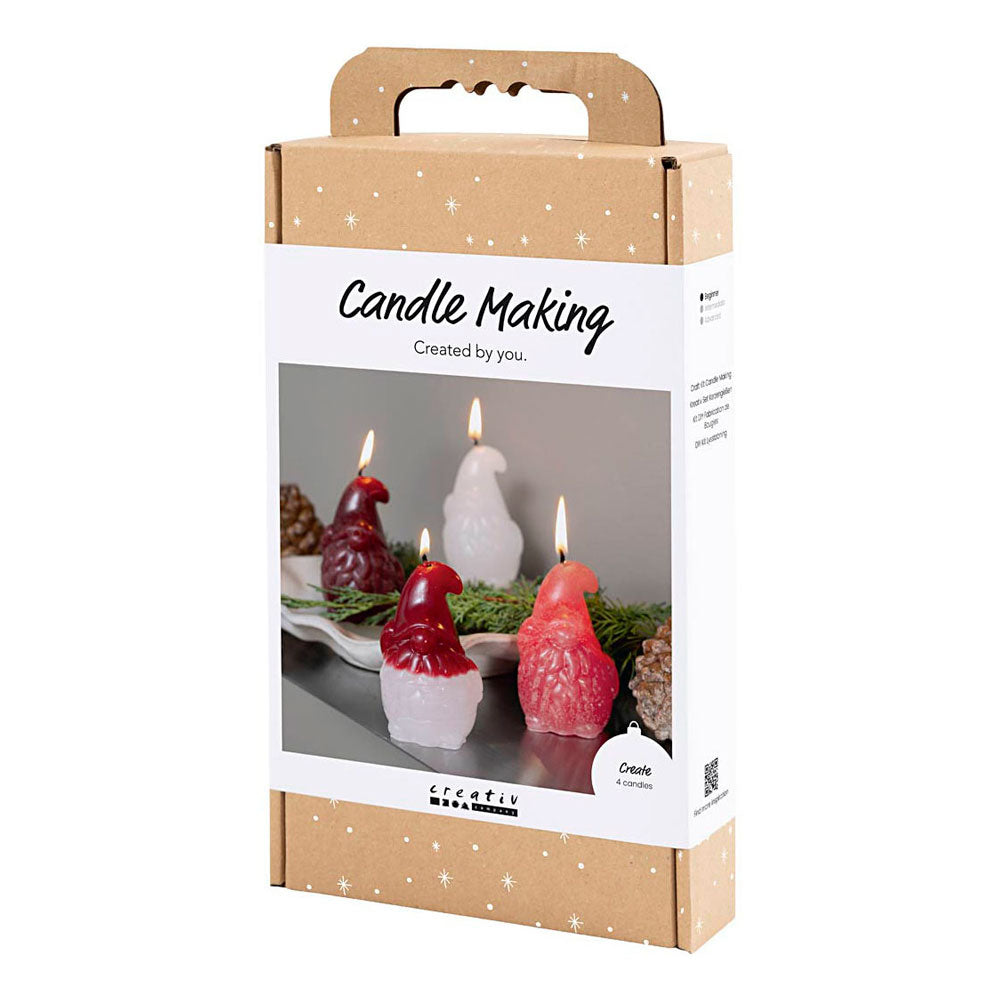Creativ Company - Creativ Company Https://www.cchobby.nl/hobbyset-kaarsen-maken-kerstman-mat-transparant-rood-1-doos