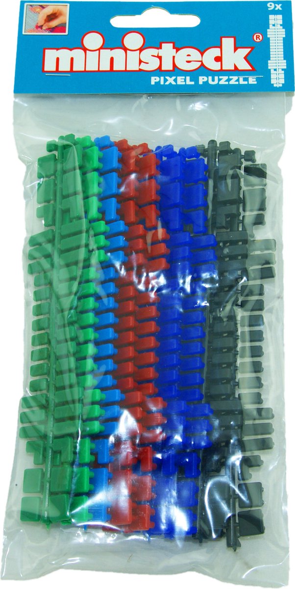 Ministeck - uitbreidingsset kleurenstrips 9-delig 31663