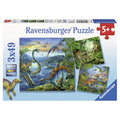 Ravensburger - puzzel dinosauriërs 3x49 stuks