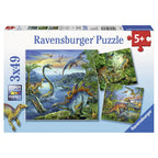 Ravensburger - puzzel dinosauriërs 3x49 stuks