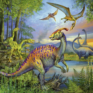 Ravensburger - puzzel dinosauriërs 3x49 stuks