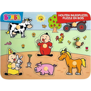 Studio 100 bumba houten puzzel boerderij