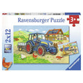 Ravensburger puzzel op de bouwplaats