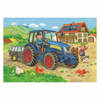 Ravensburger puzzel op de bouwplaats