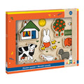 Nijntje - Nijntje houten puzzel vormenpuzzel - educatief speelgoed junior - peuter kleuter - vanaf 1 jaar - bambolino toys cadeau tip