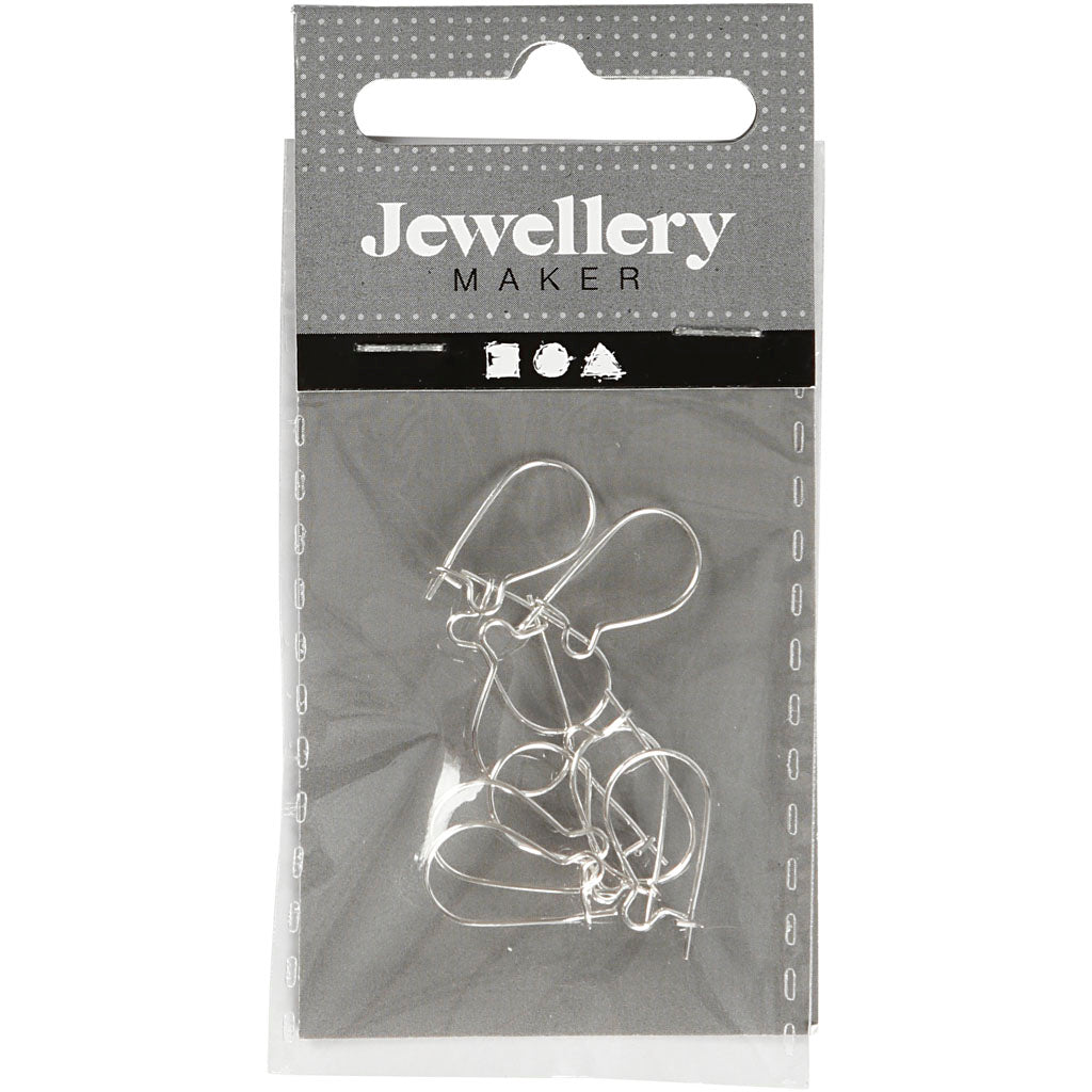 Creativ Company - Creativ Company Https://www.cchobby.nl/oorbellen-l-15-mm-verzilverd-10-stuk-1-doos