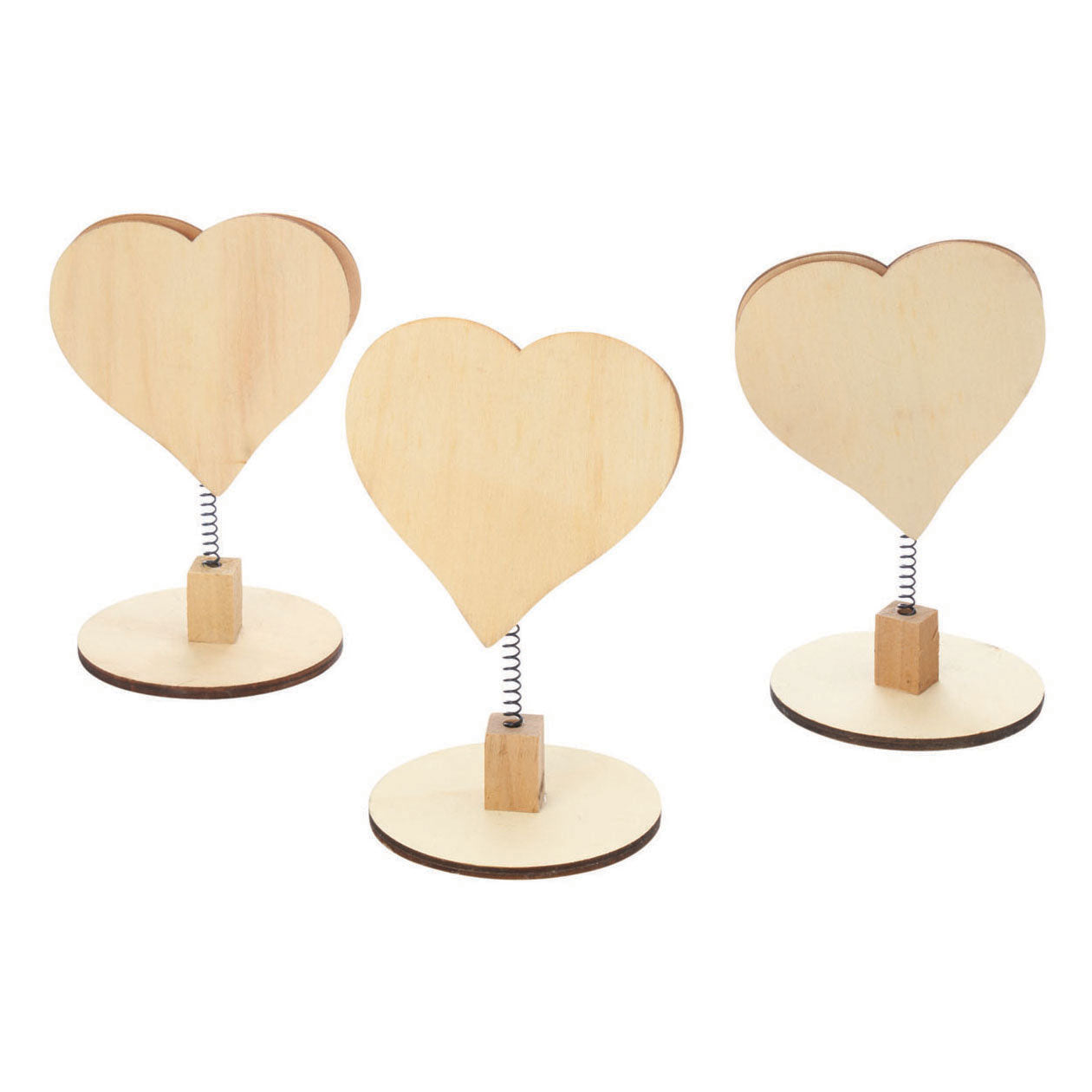 Colorations - versier je houten memoclip hart 12 stuks