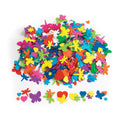 Colorations - bloemen hart en insecten vormen foam 500st.