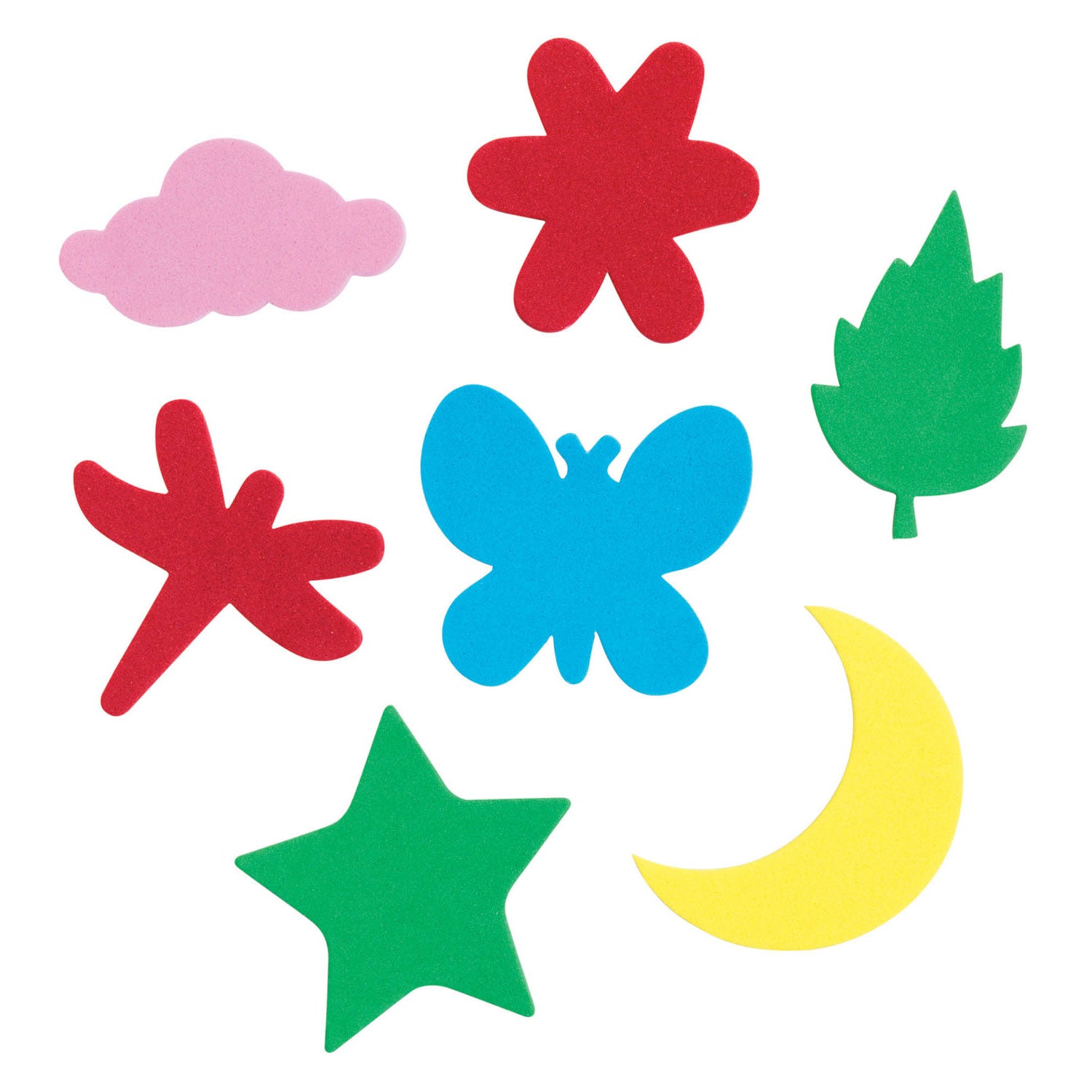 Colorations - zelfklevende foam vormen 54 stuks