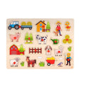 Engelhart puzzel hout boerderij 40x30 cm