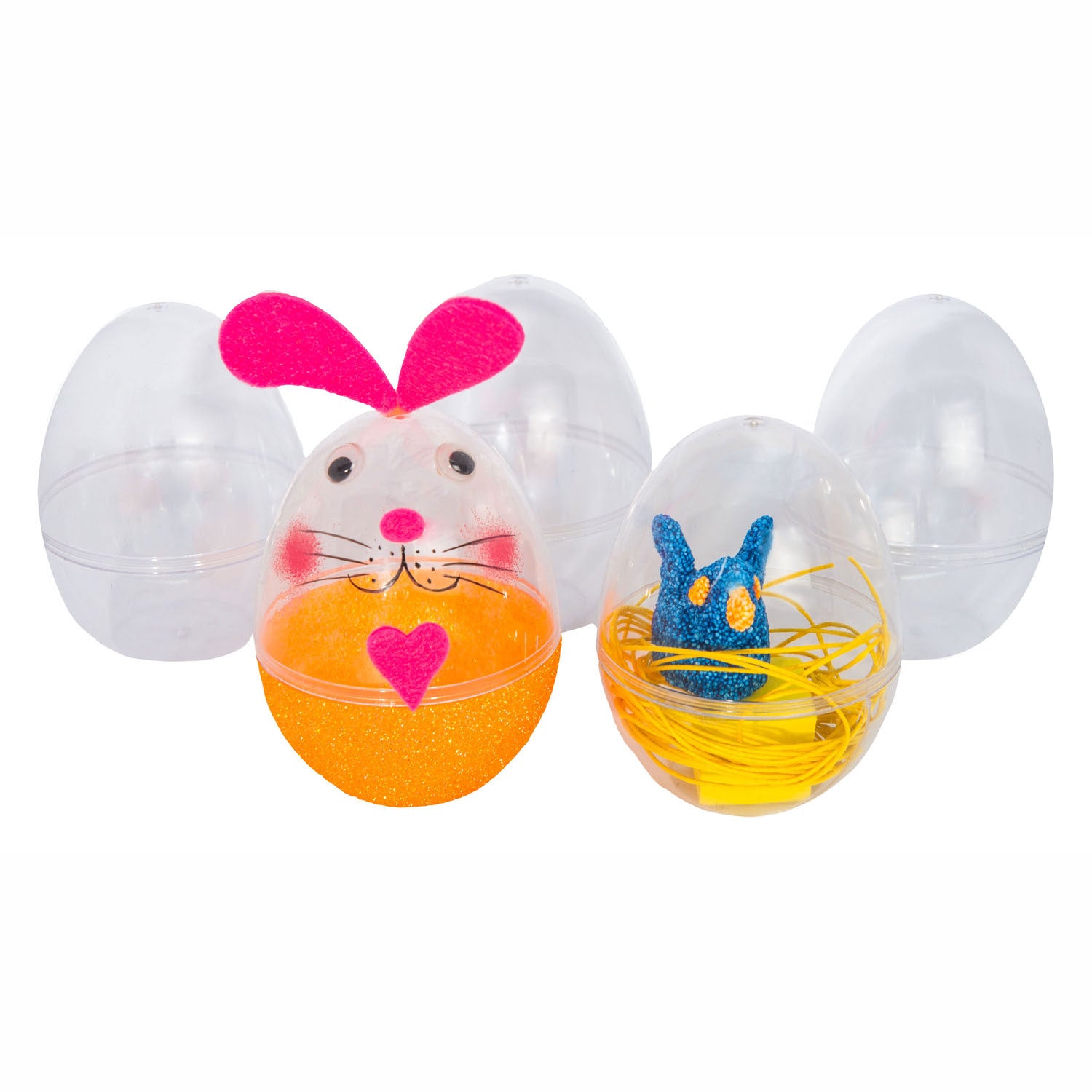 Colorations - vulbaar ei transparant set van 12