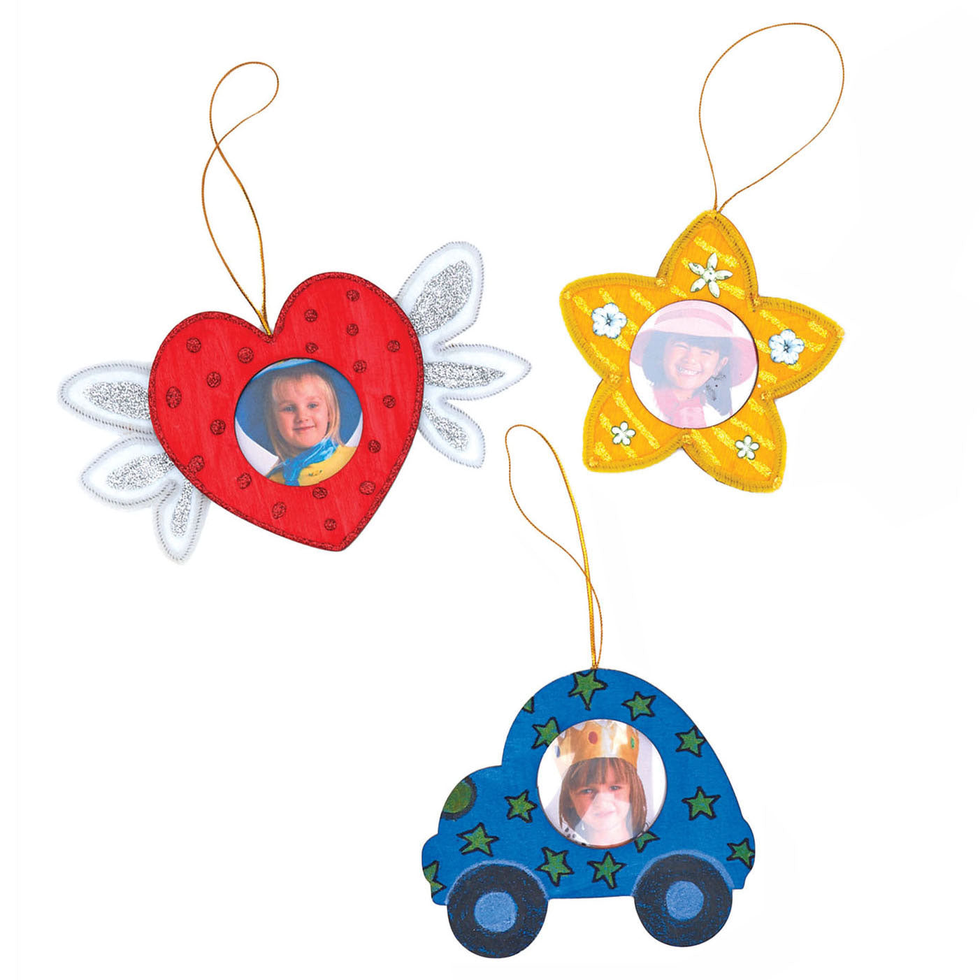 Colorations - versier je eigen houten fotolijst set van 12