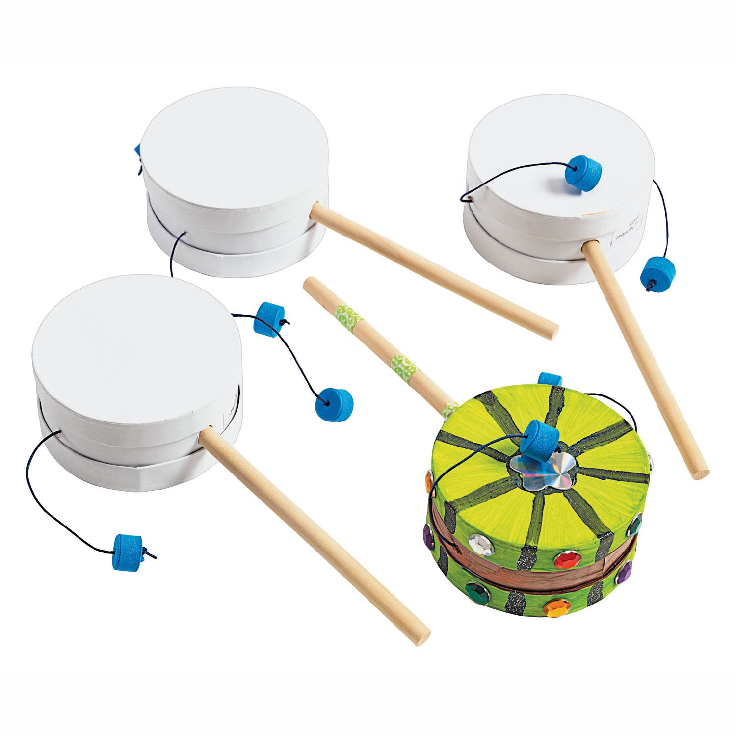 Colorations - versier je eigen apentrommel set van 12