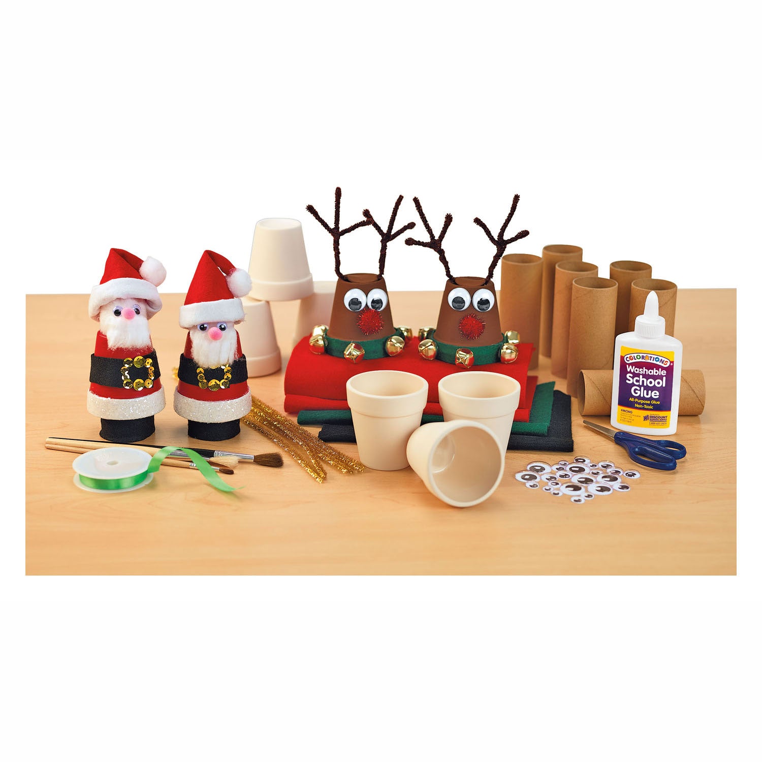 Colorations - versier je eigen bloempot keramiek. set van 12