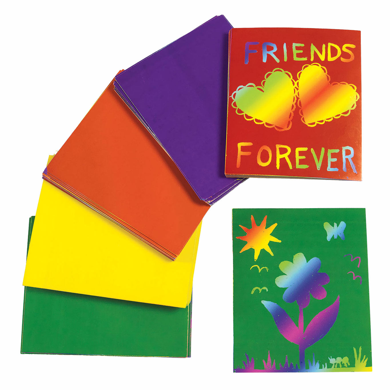 Colorations - kleur kraskaart met design, 100st.