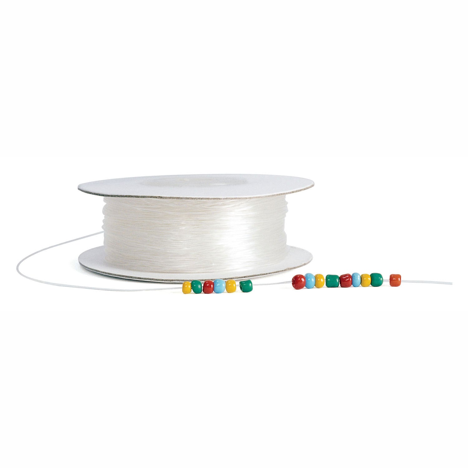 Colorations - kralenkoord stretchbaar transparant 91mtr.
