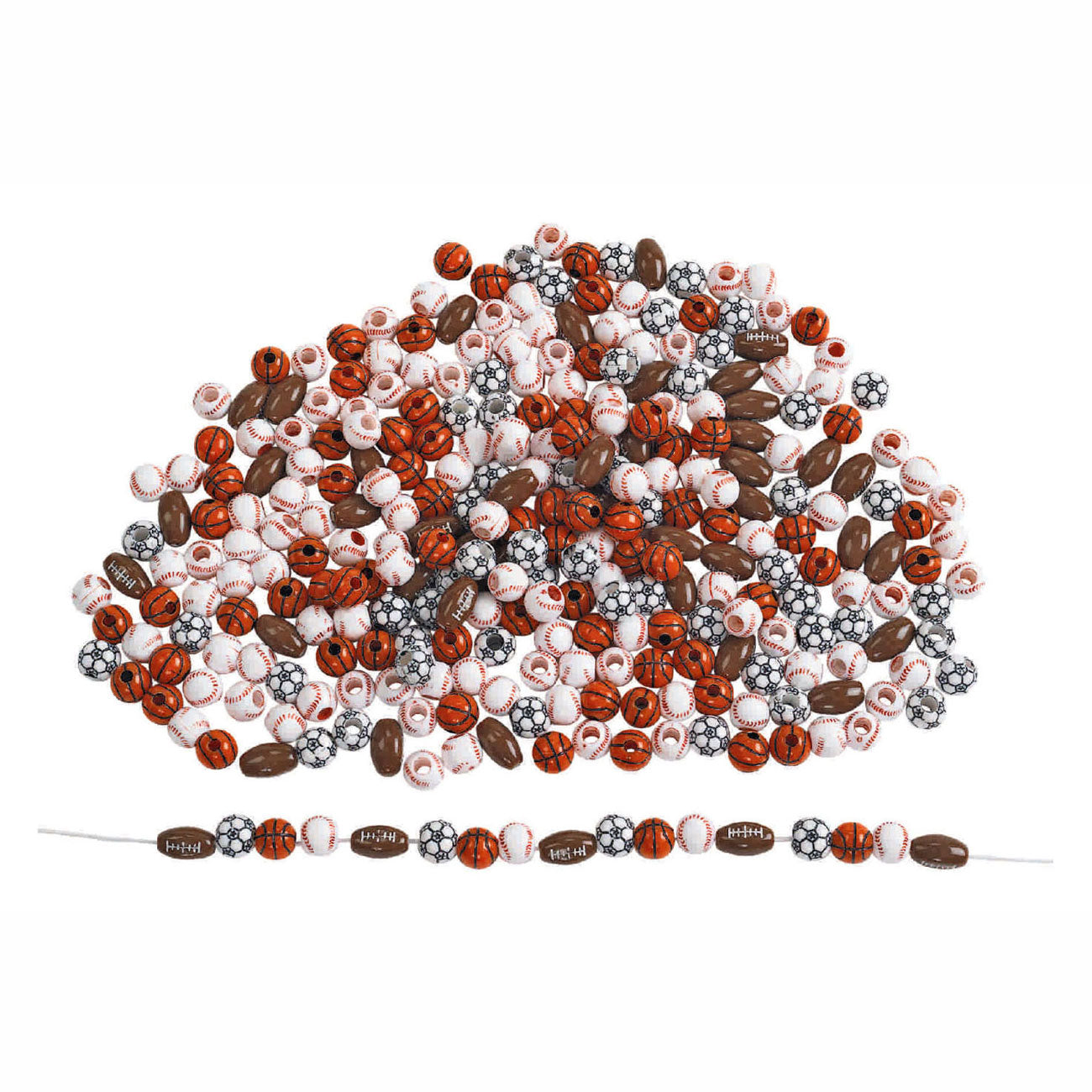 Colorations - rijgkralen sport thema