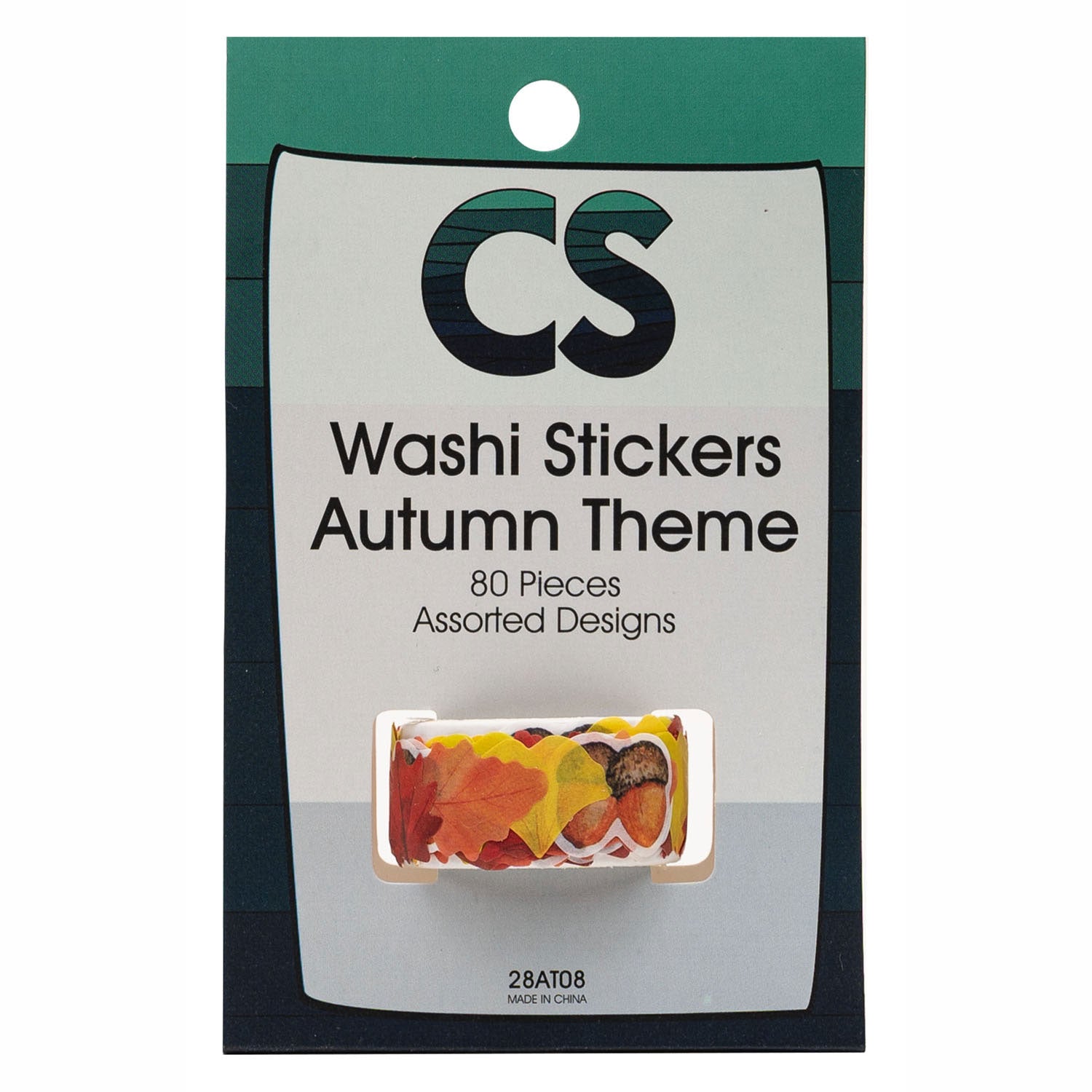 Colorations - washi stickers herfstthema op rol 80st.