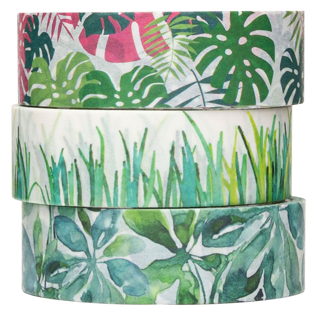 Colorations - washi tape planten 3 rollen 5mtr.