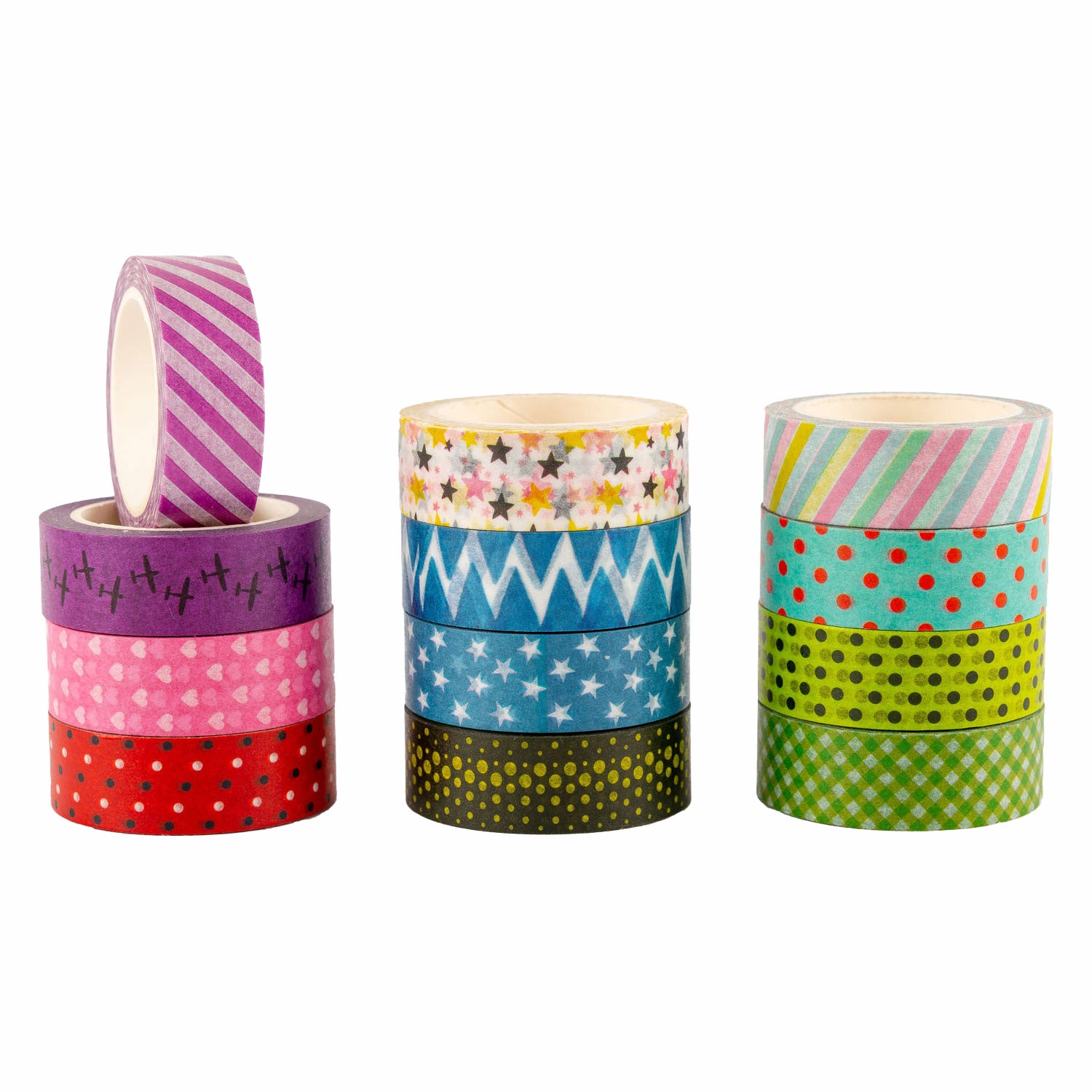 Colorations - washi tape patronen 12 x 975cm.