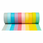 Colorations - washi tape pastel kleuren, set van 10