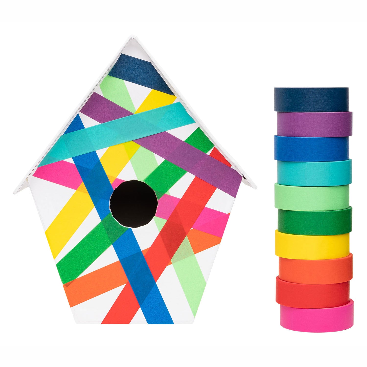 Colorations - washi tape vaste kleuren 10 x 500cm