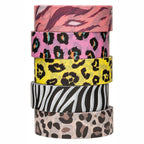Colorations - washi tape dieren patronen 5 rollen, 5mtr.
